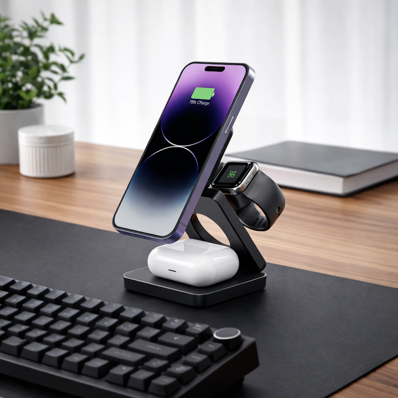 Deskeries: TriFold Charge